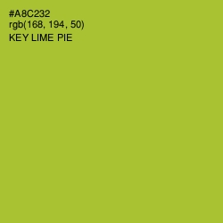 #A8C232 - Key Lime Pie Color Image