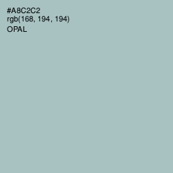 #A8C2C2 - Opal Color Image