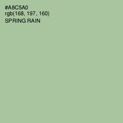 #A8C5A0 - Spring Rain Color Image