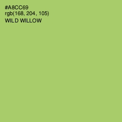 #A8CC69 - Wild Willow Color Image