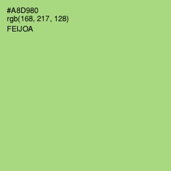 #A8D980 - Feijoa Color Image