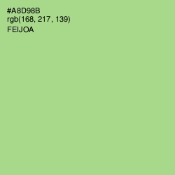 #A8D98B - Feijoa Color Image
