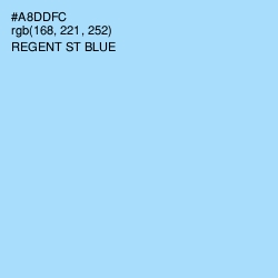 #A8DDFC - Regent St Blue Color Image