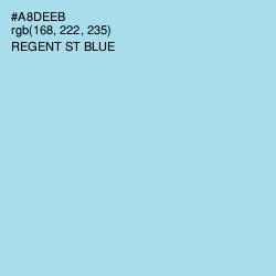 #A8DEEB - Regent St Blue Color Image