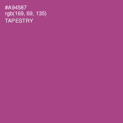 #A94587 - Tapestry Color Image