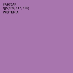 #A975AF - Wisteria Color Image