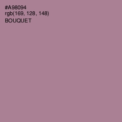 #A98094 - Bouquet Color Image