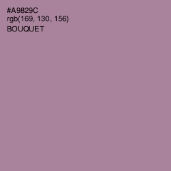 #A9829C - Bouquet Color Image