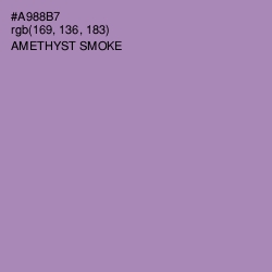 #A988B7 - Amethyst Smoke Color Image