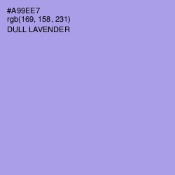 #A99EE7 - Dull Lavender Color Image