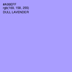 #A99EFF - Dull Lavender Color Image