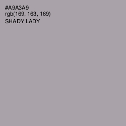 #A9A3A9 - Shady Lady Color Image