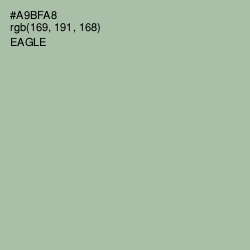 #A9BFA8 - Eagle Color Image