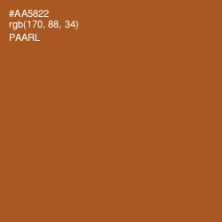 #AA5822 - Paarl Color Image
