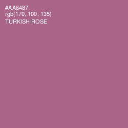 #AA6487 - Turkish Rose Color Image