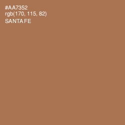 #AA7352 - Santa Fe Color Image