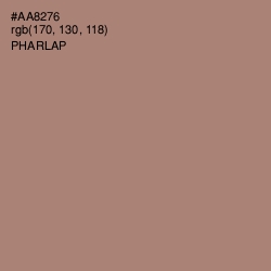 #AA8276 - Pharlap Color Image
