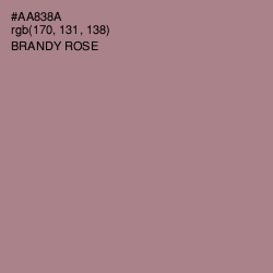 #AA838A - Brandy Rose Color Image