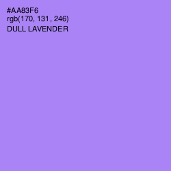 #AA83F6 - Dull Lavender Color Image