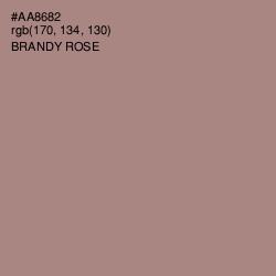 #AA8682 - Brandy Rose Color Image