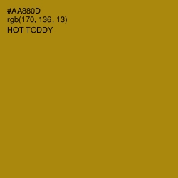 #AA880D - Hot Toddy Color Image