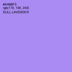 #AA8BF3 - Dull Lavender Color Image