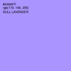 #AA94FF - Dull Lavender Color Image