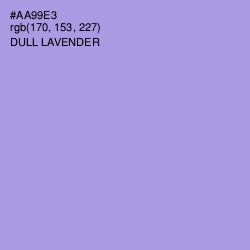 #AA99E3 - Dull Lavender Color Image