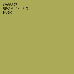#AAAA57 - Husk Color Image