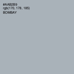 #AAB2B9 - Bombay Color Image