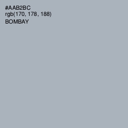 #AAB2BC - Bombay Color Image