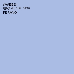 #AABBE4 - Perano Color Image