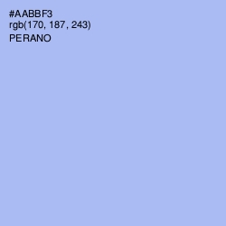 #AABBF3 - Perano Color Image
