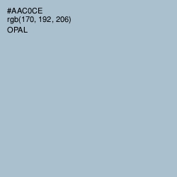 #AAC0CE - Opal Color Image