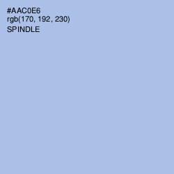 #AAC0E6 - Spindle Color Image