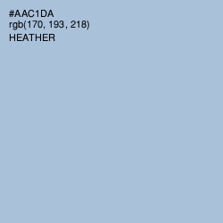 #AAC1DA - Heather Color Image