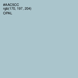 #AAC5CC - Opal Color Image