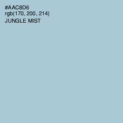 #AAC8D6 - Jungle Mist Color Image