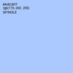 #AACAFF - Spindle Color Image