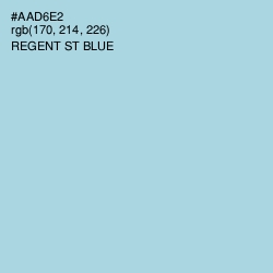 #AAD6E2 - Regent St Blue Color Image