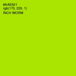 #AAE501 - Inch Worm Color Image