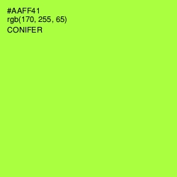 #AAFF41 - Conifer Color Image
