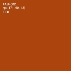 #AB450D - Fire Color Image