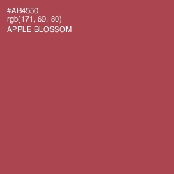 #AB4550 - Apple Blossom Color Image