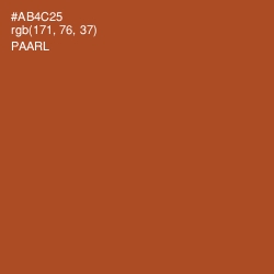 #AB4C25 - Paarl Color Image