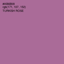 #AB6B98 - Turkish Rose Color Image