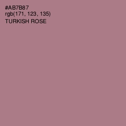 #AB7B87 - Turkish Rose Color Image