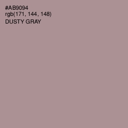 #AB9094 - Dusty Gray Color Image