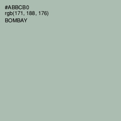 #ABBCB0 - Bombay Color Image