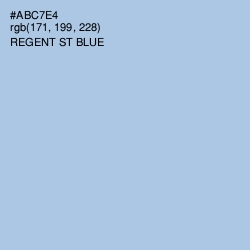 #ABC7E4 - Regent St Blue Color Image